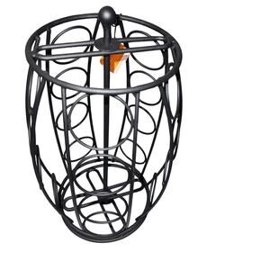 Boston Warehouse Spinning Pod‎ Countertop 20 Container Storage Black Metal NEW